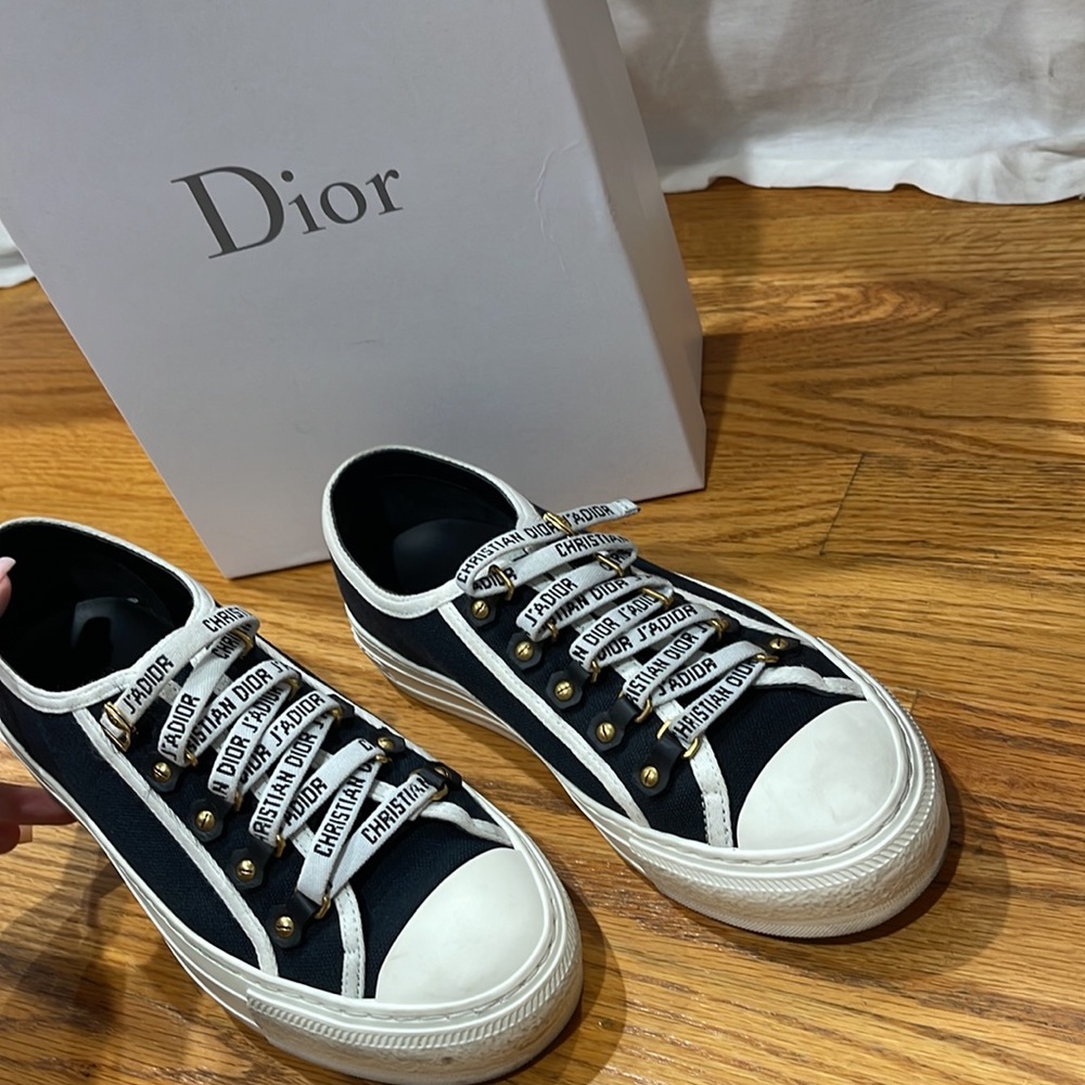 WALK'N'DIOR SNEAKER
Black Cotton Canvas